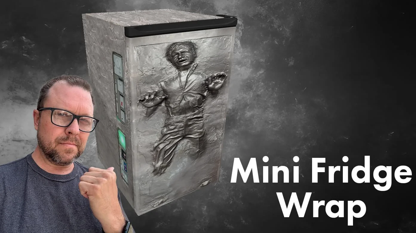 Han Solo in Carbonite Mini Fridge Wrap